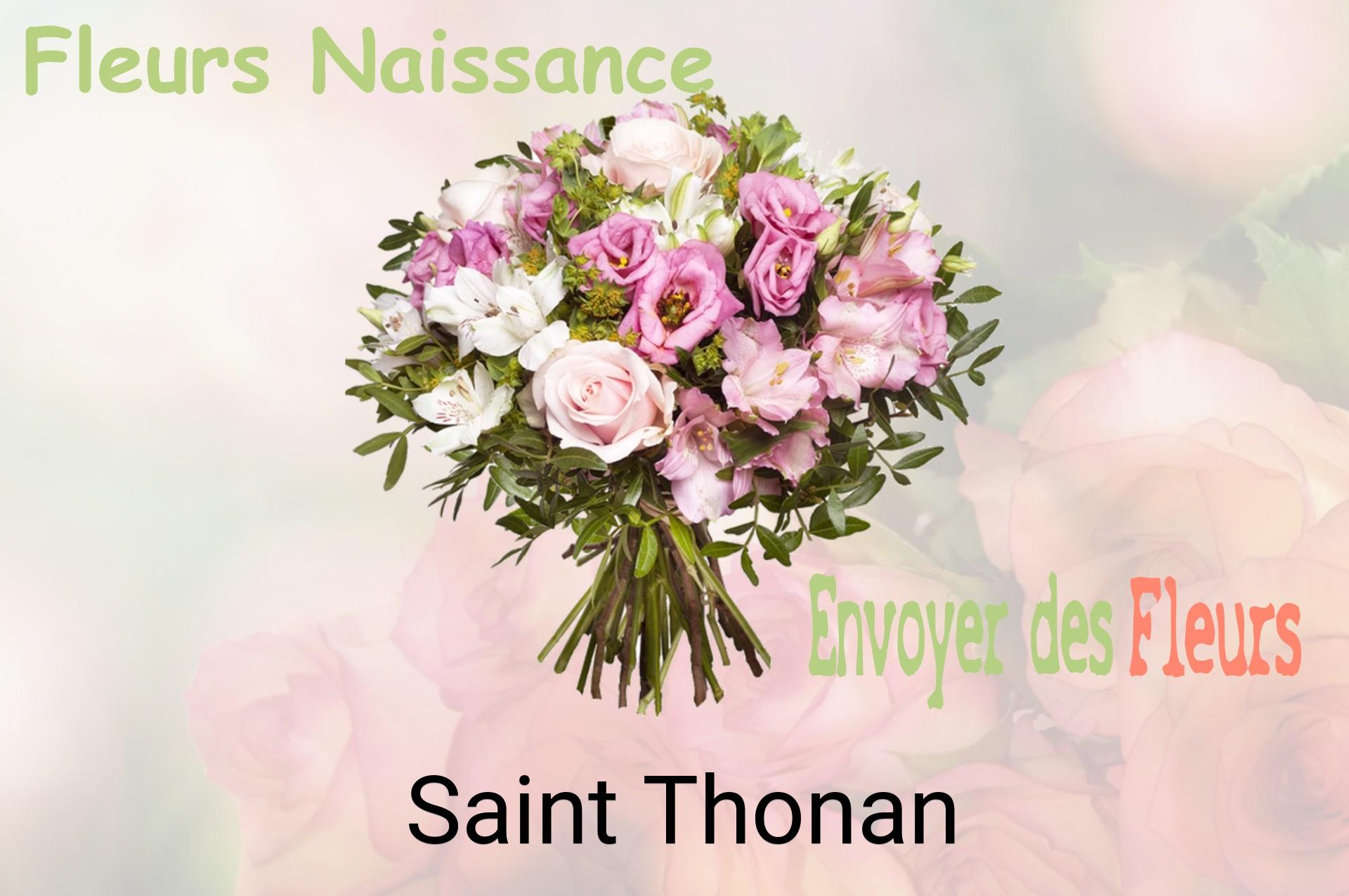Bouquet de fleurs de naissance livré à Saint-Thonan